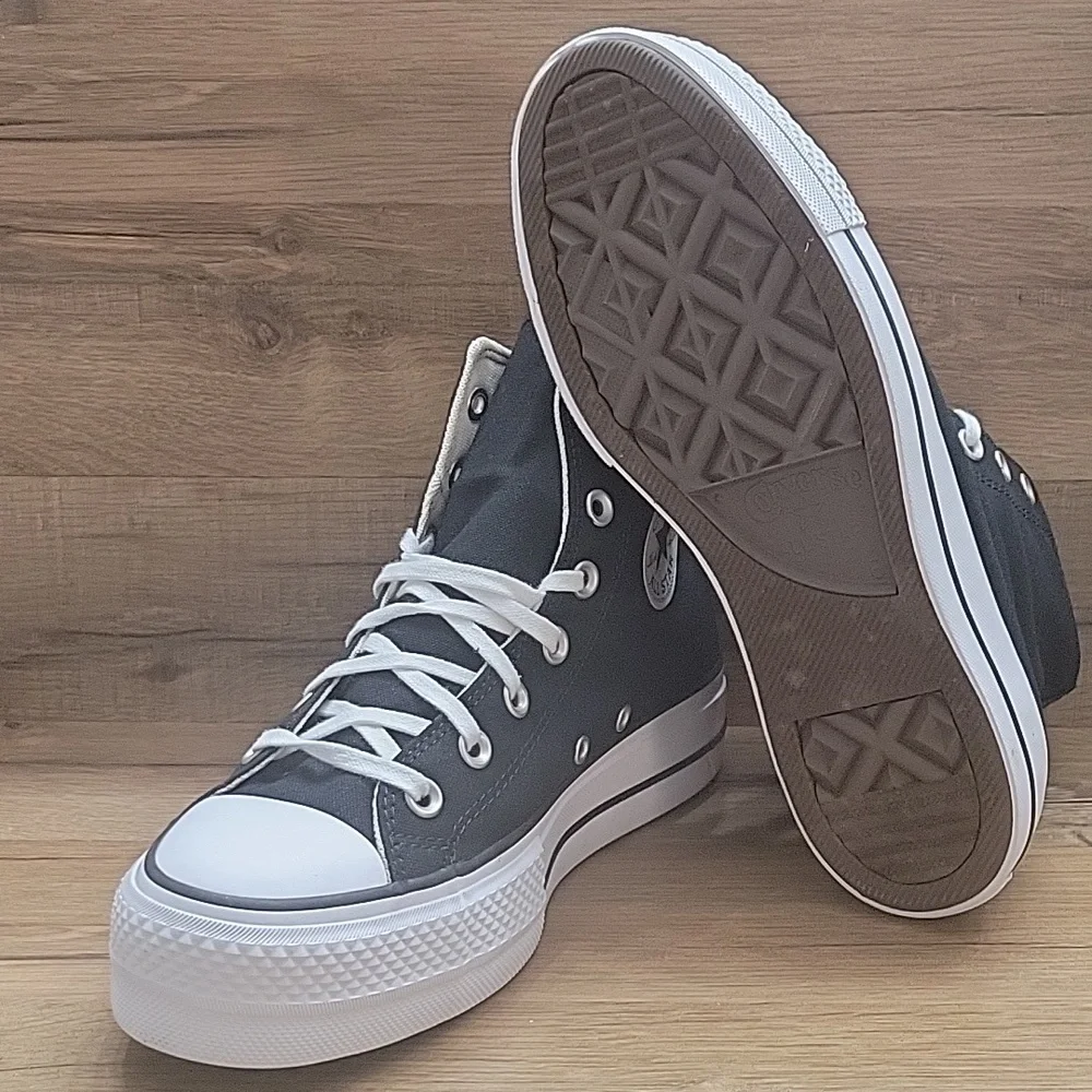 Converse Black and White Chuck Taylor High-Tops